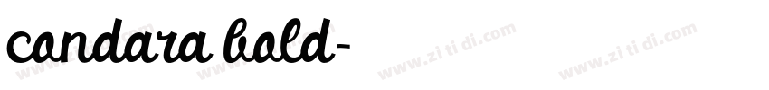 condara bold字体转换